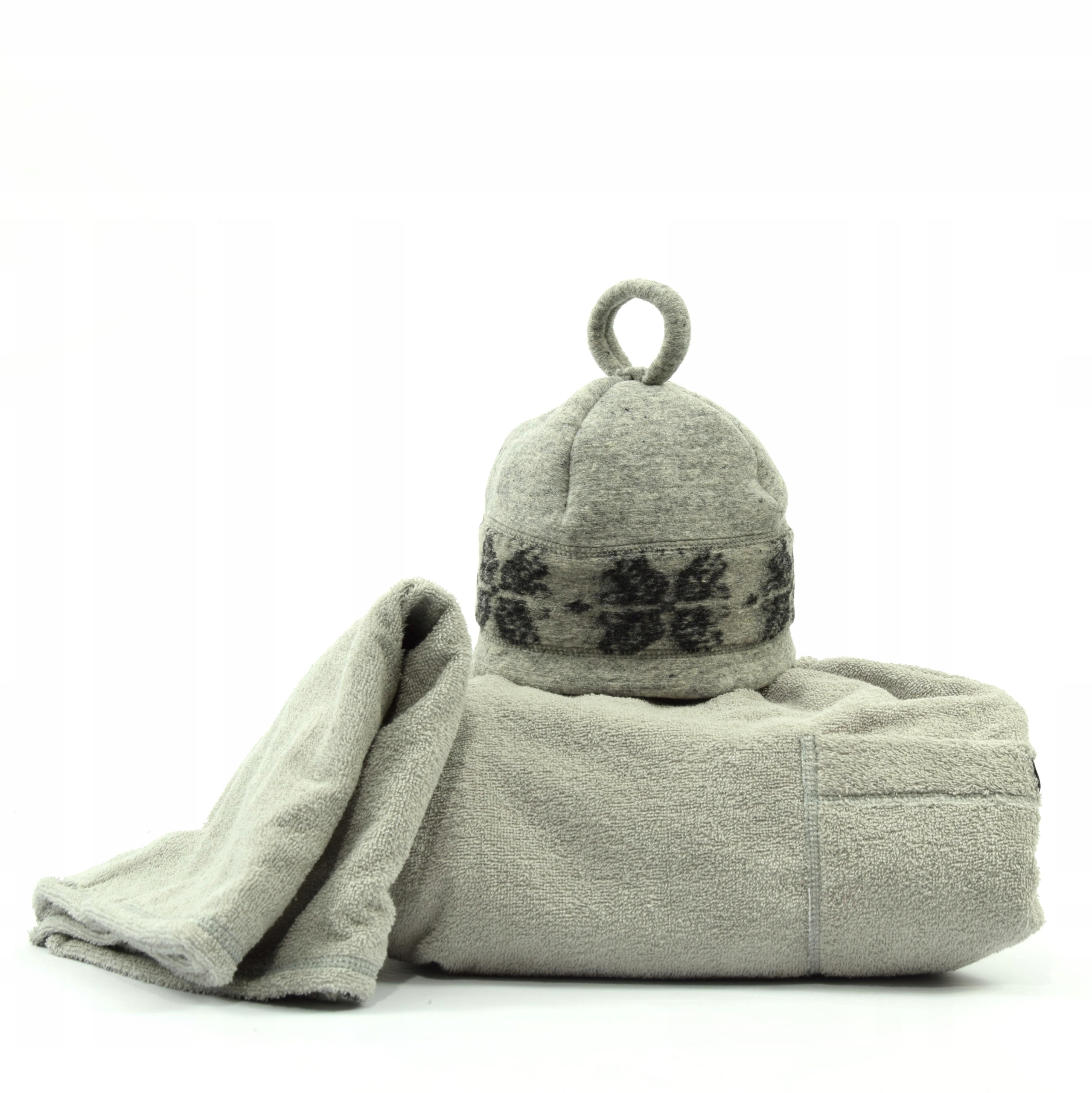 Čepice Klobouk do sauny Kilt Ručník pánský set 3 cz velikost M