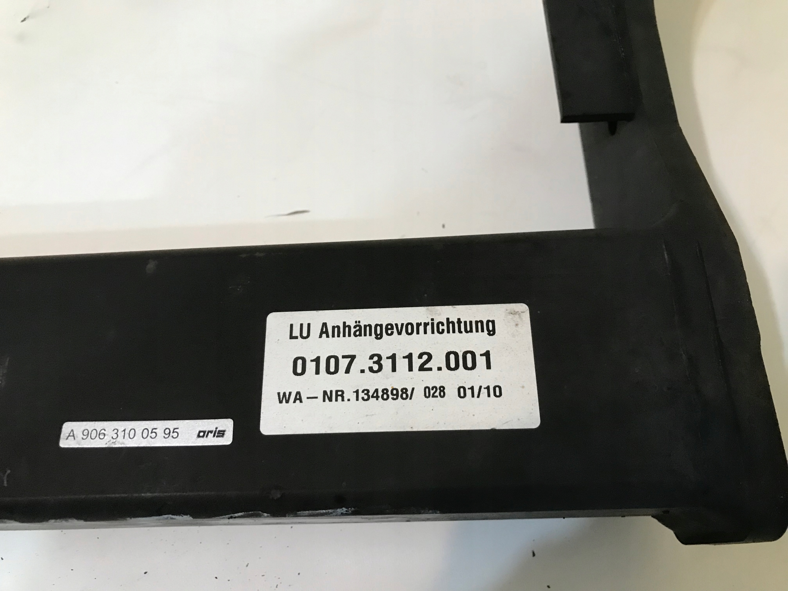 MERCEDES SPRINTER 906 VW CRAFTER HAK HOLOWNICZY ORYGINAŁ A9063100595 ORIS Producent inny