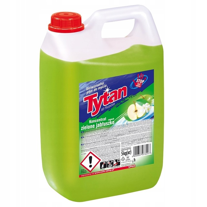 Tytan Uniwersalny Płyn Do Mycia Zielone Jabłuszko 5kg