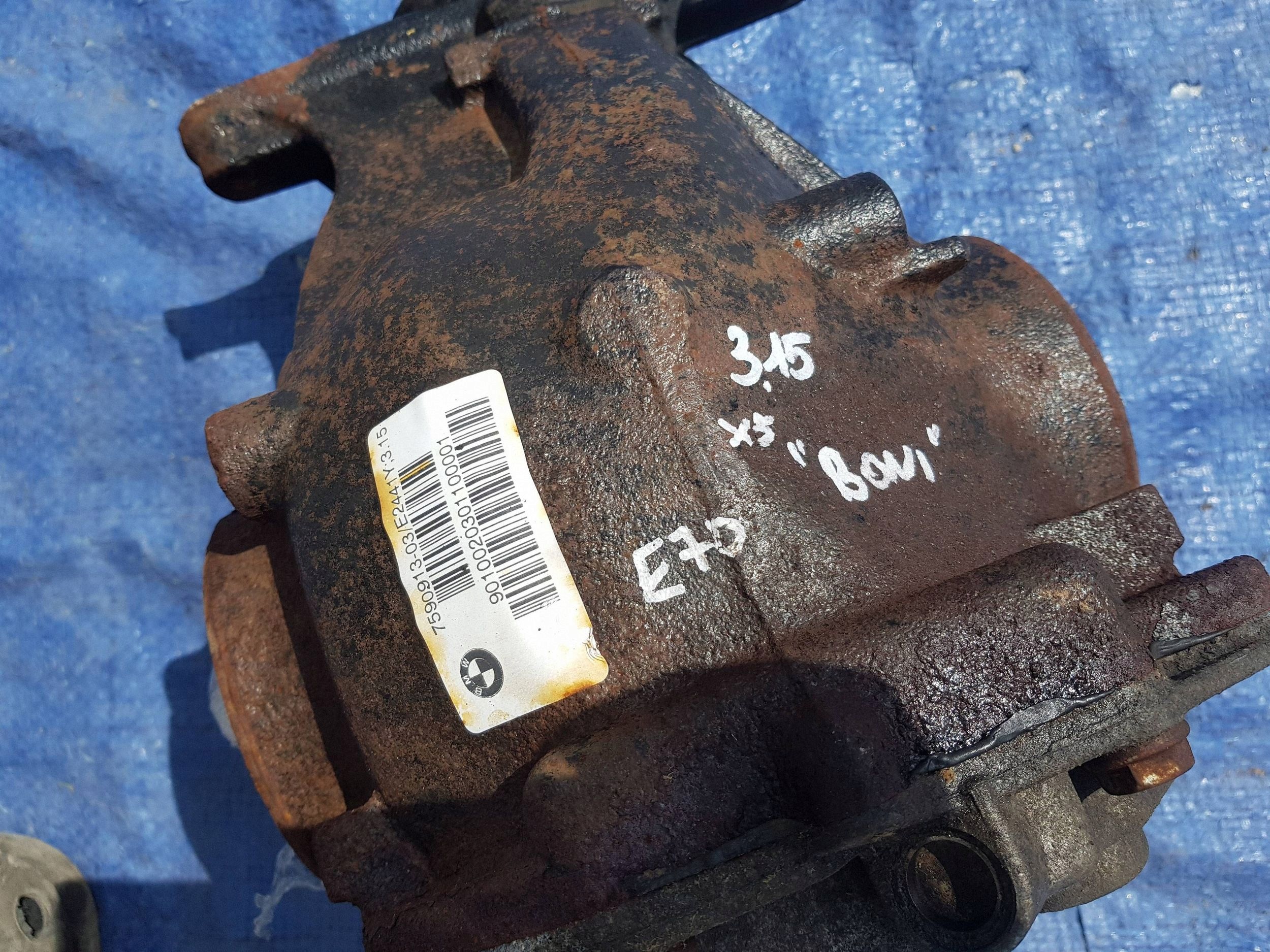 differential diff differential rear part rear BMW X5 E70 X6 E71 3.15 7590913