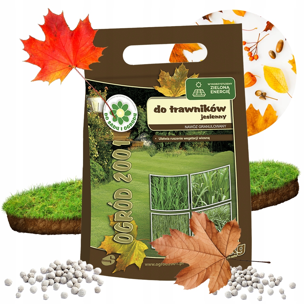 Siarkopol Nawóz Jesienny Do Trawników Trawy 15KG OGRÓD2001