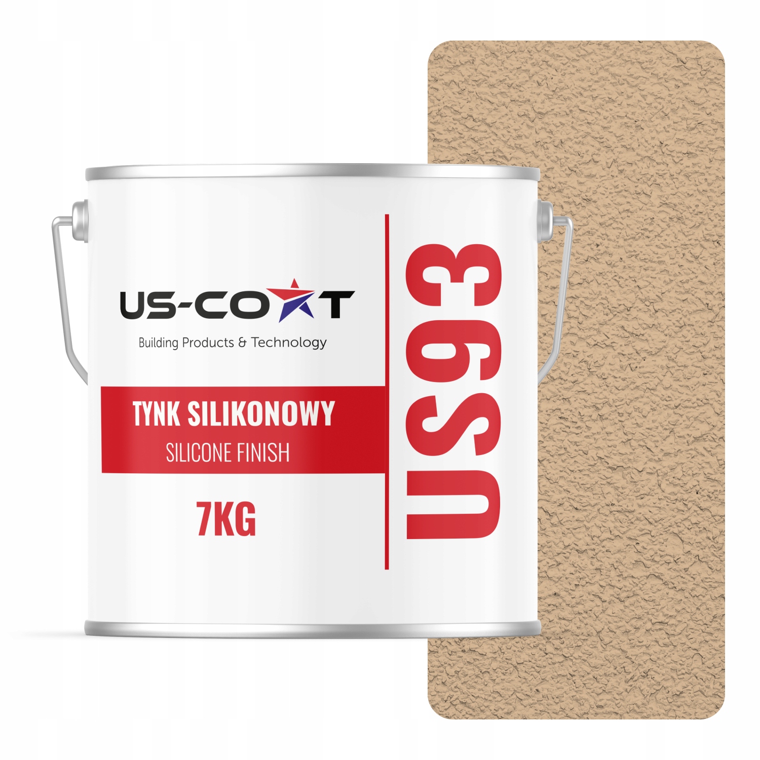 Silikonová Fasádní Omítka Béžová F445 7KG Beránek Granulace 3.0mm