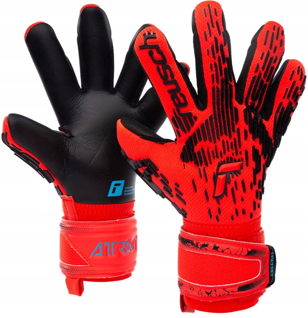 Rękawice Bramkarskie Dla Dzieci Reusch Attrakt Freegel Silver Junior