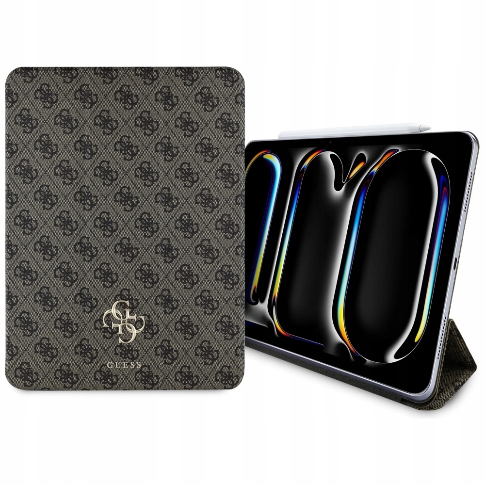 Guess GUFC13PM24PS4SGW iPad Pro 13" 2024 hnědý/brown Magnetic 4G Big Logo