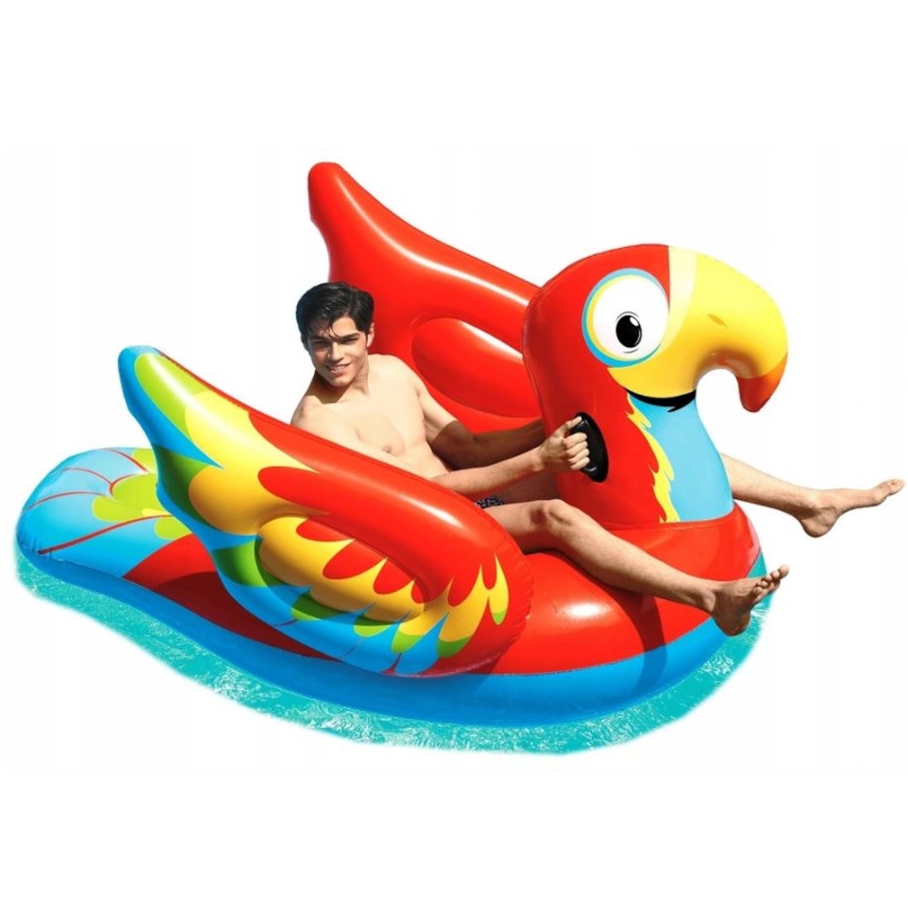 PAPUGA MATERAC DMUCHANY PŁYWAK BESTWAY 203x132cm Kod producenta 41127