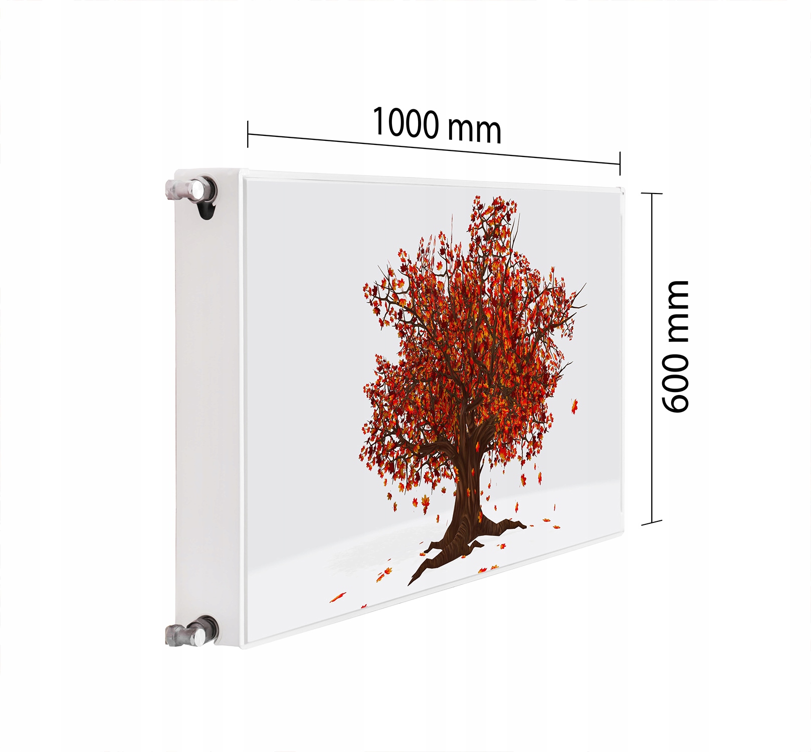 Kryt Na Radiátor Maskovač 100x60 Dřevo Podložka Magnet