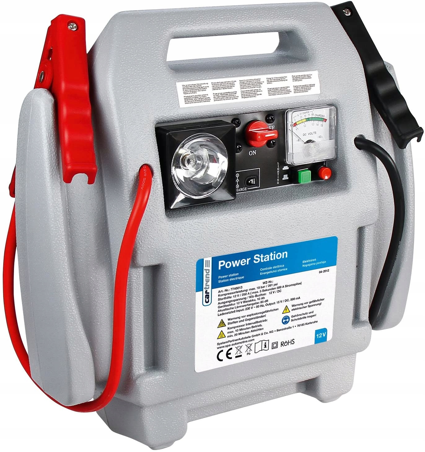 CARTREND 4IN1 КОМПРЕССОР ЗАПУСК ФОНАРИК