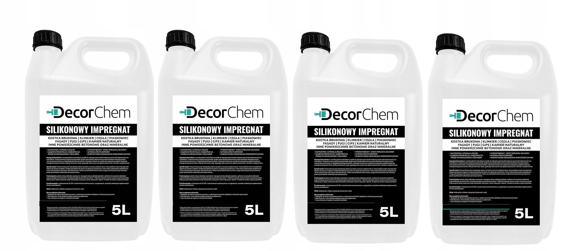 Silikonowy Impregnat Do Klinkieru Cegły Betonu 20L Hydrofobowy