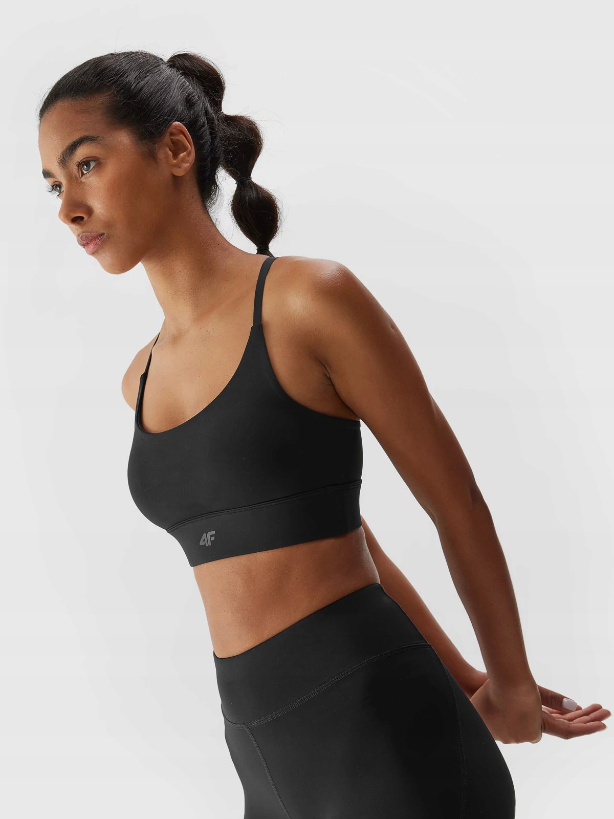 4f Biustonosz Treningowy Czarny, L