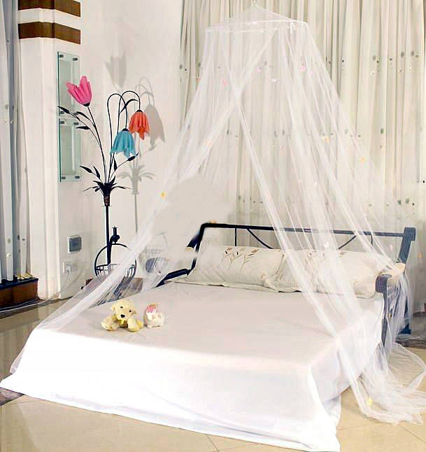 MOSKITIERA BALDACHIM NAD ŁÓŻKO SIATKA OWADY KOMARY Marka Inna