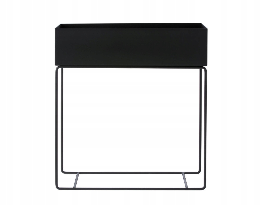 Loftová schránka na rostliny, černá, 65 x 60 x 25 cm Ferm Living