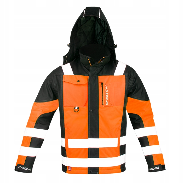 Zimní bunda Classic-vis Oxford oranžová, XL