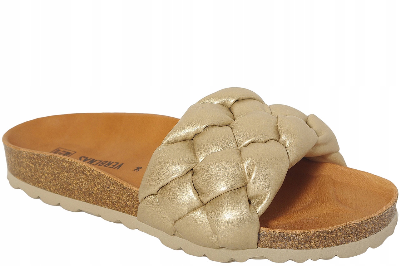 Verbenas Rai Trenza nazouváky Soft Metal Oro 36