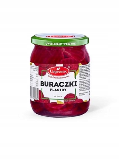 Levně 9 x Červená Řepa plátky 530 g Urbanek