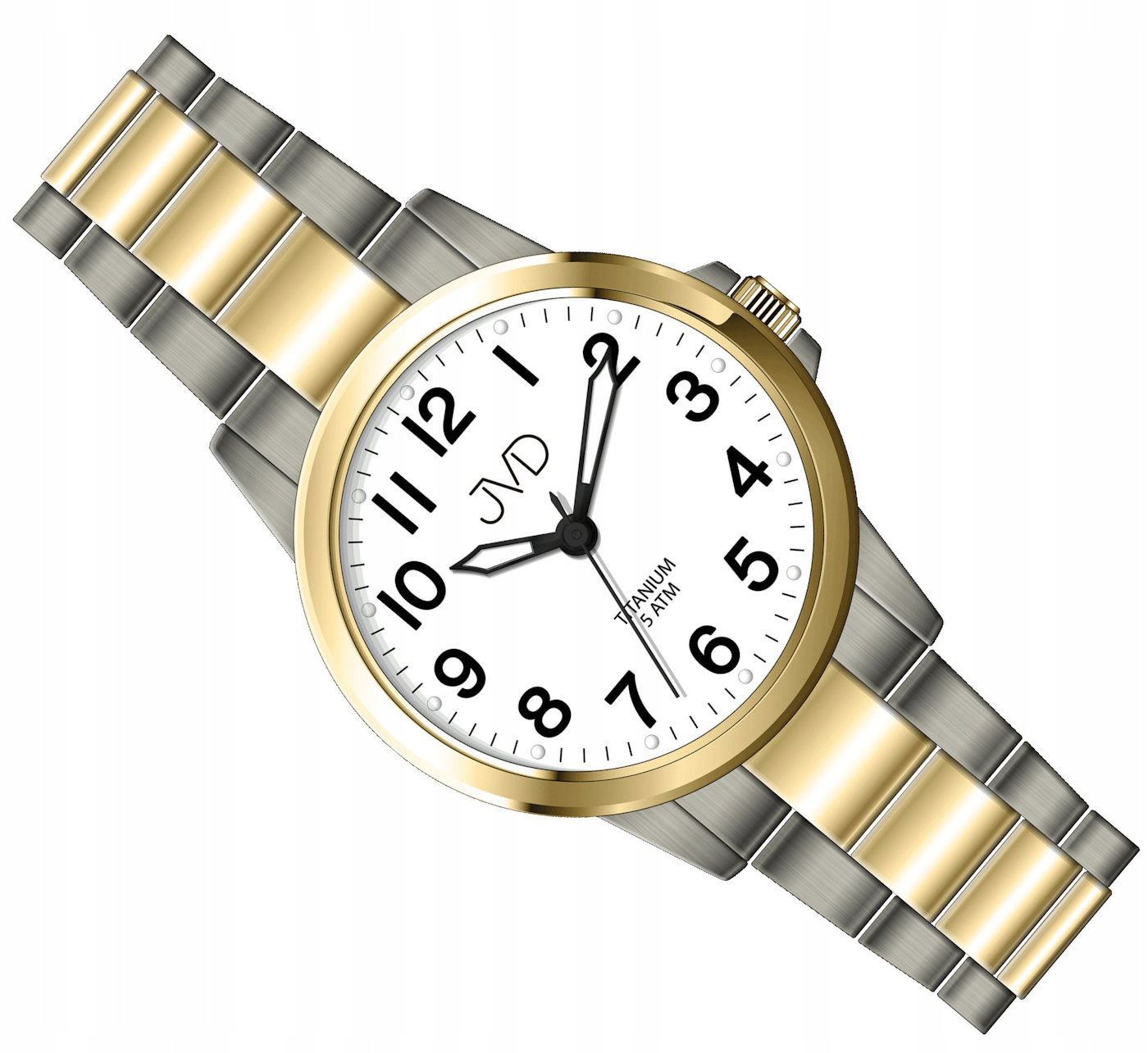 Čitelné Dámské Titanové Vodotěsné Hodinky Jvd J5035.2 28 mm