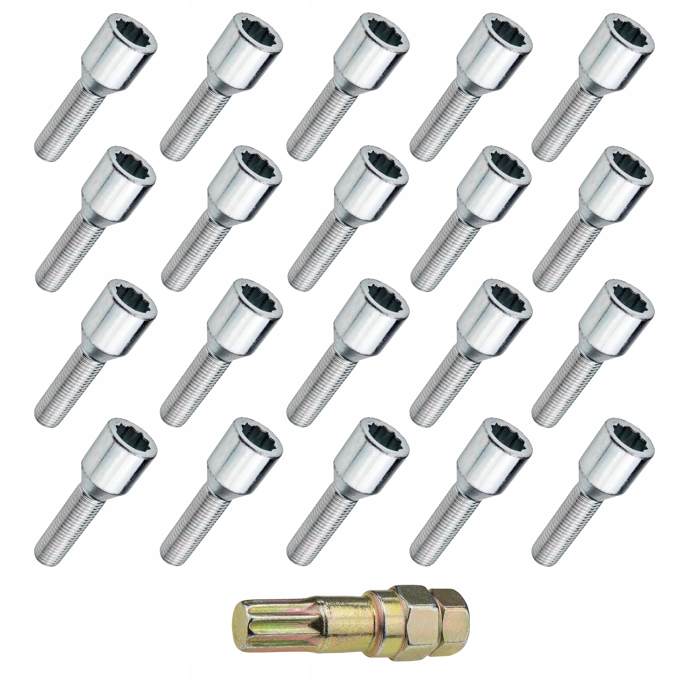 ŚRUBY WĄSKIE DO KÓŁ OPEL ASTRA F G H VECTRA A B C SIGNUM MERIVA ZAFIRA A B