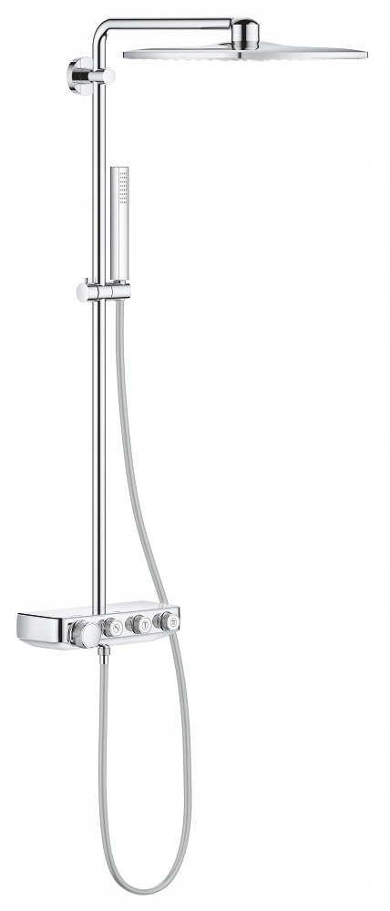 Zestaw prysznicowy Euphoria SmartControl System 310 Cube Duo z termostatem