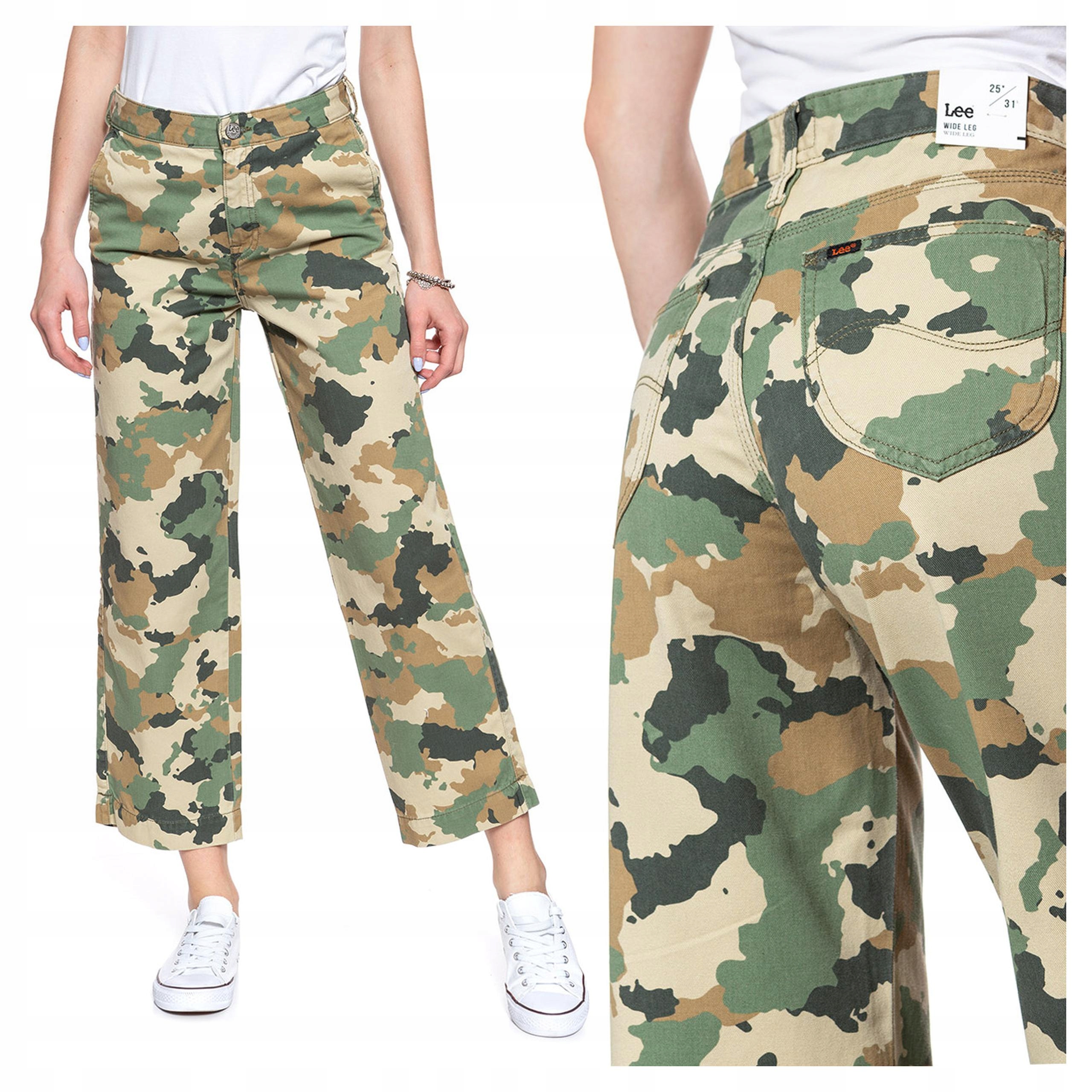 Lee Wide Leg Dámské Džínové Kalhoty 7/8 W25 L31