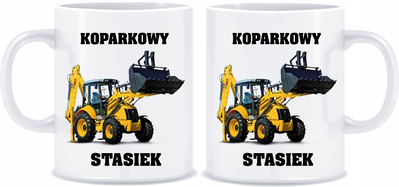 

Kubek Koparka Operatora Koparki z Imieniem