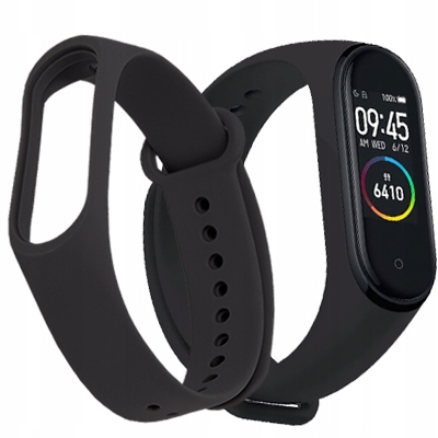 Opaska zamienna iStrap do Xiaomi mi Band 3/4 Czarna