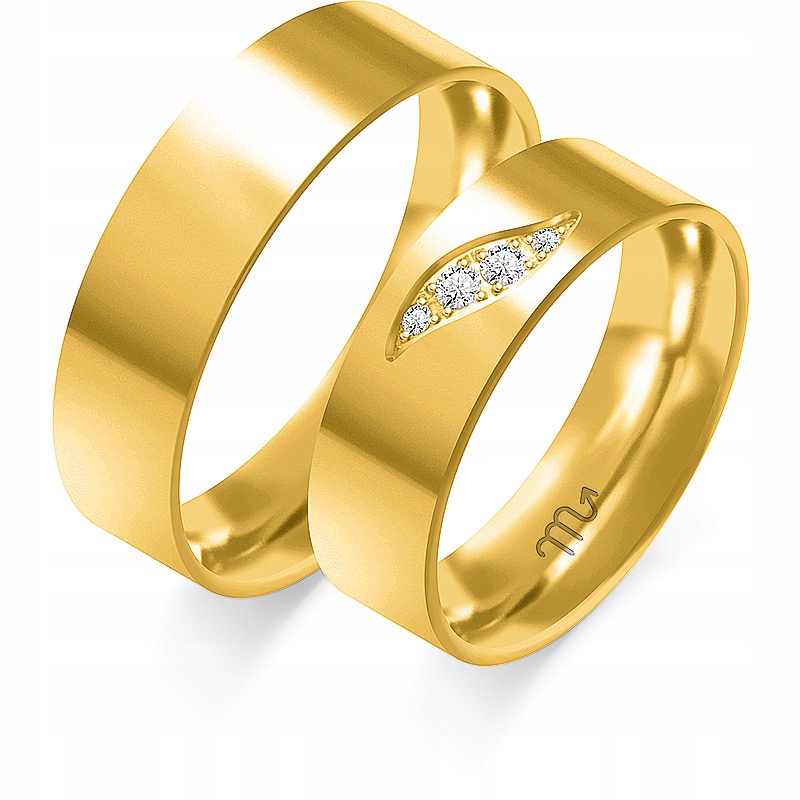 ZŁOTE OBRĄCZKI BRYLANT CYRKONIA SOCZEWKA pr 585