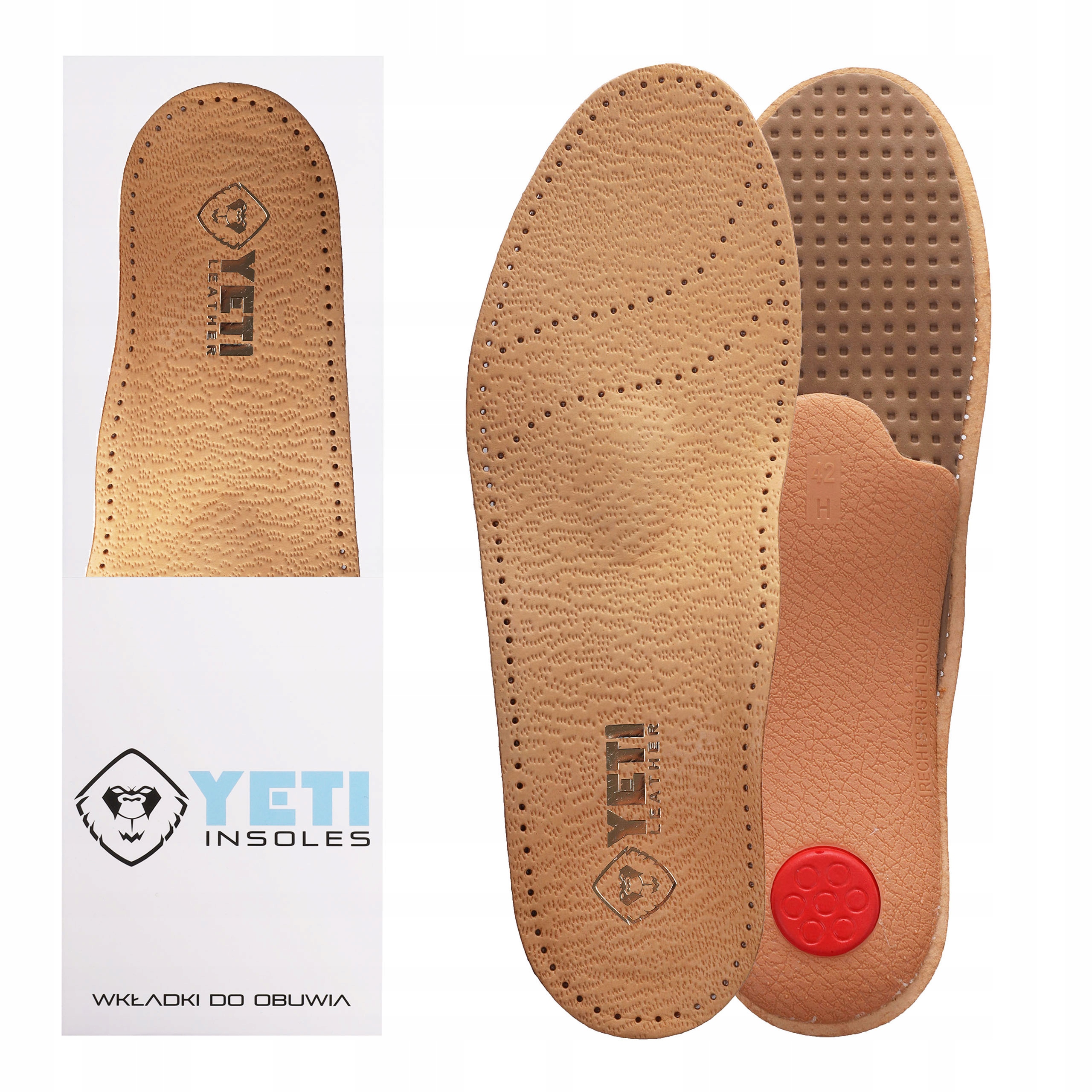 

Wkładki butów Ortopedyczne Płaskostopie skórzane