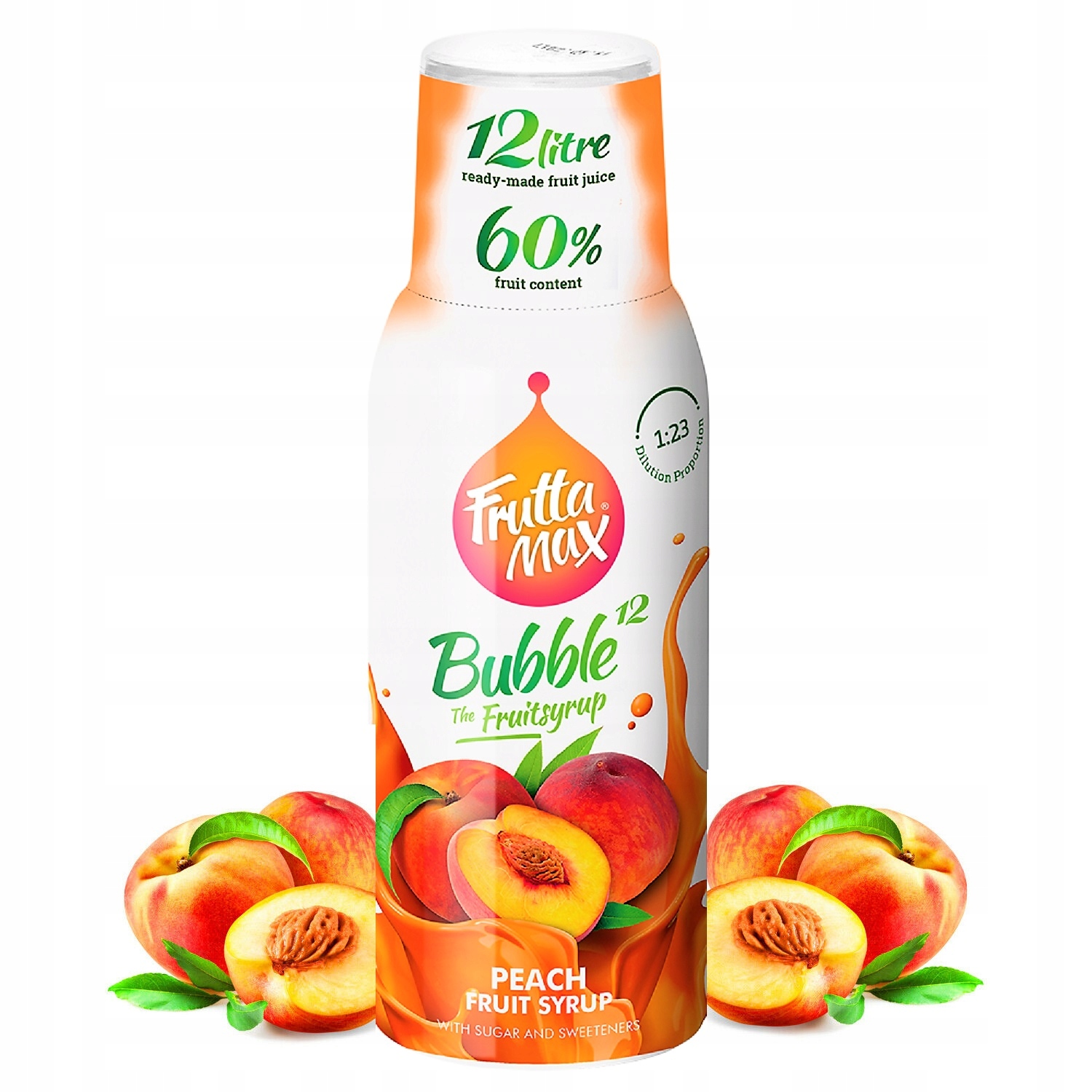 Syrop do saturatora Soda FruttaMax BRZOSKWINIA 500 ml na 12 l