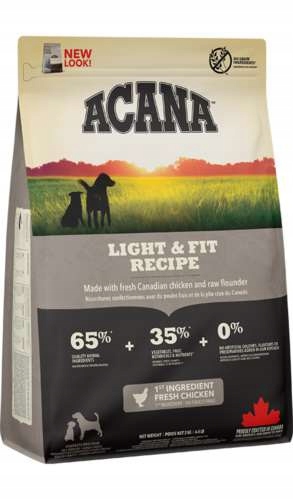 Levně Acana Light & Fit Dog 2KG Krmivo pro psy s nadváhou