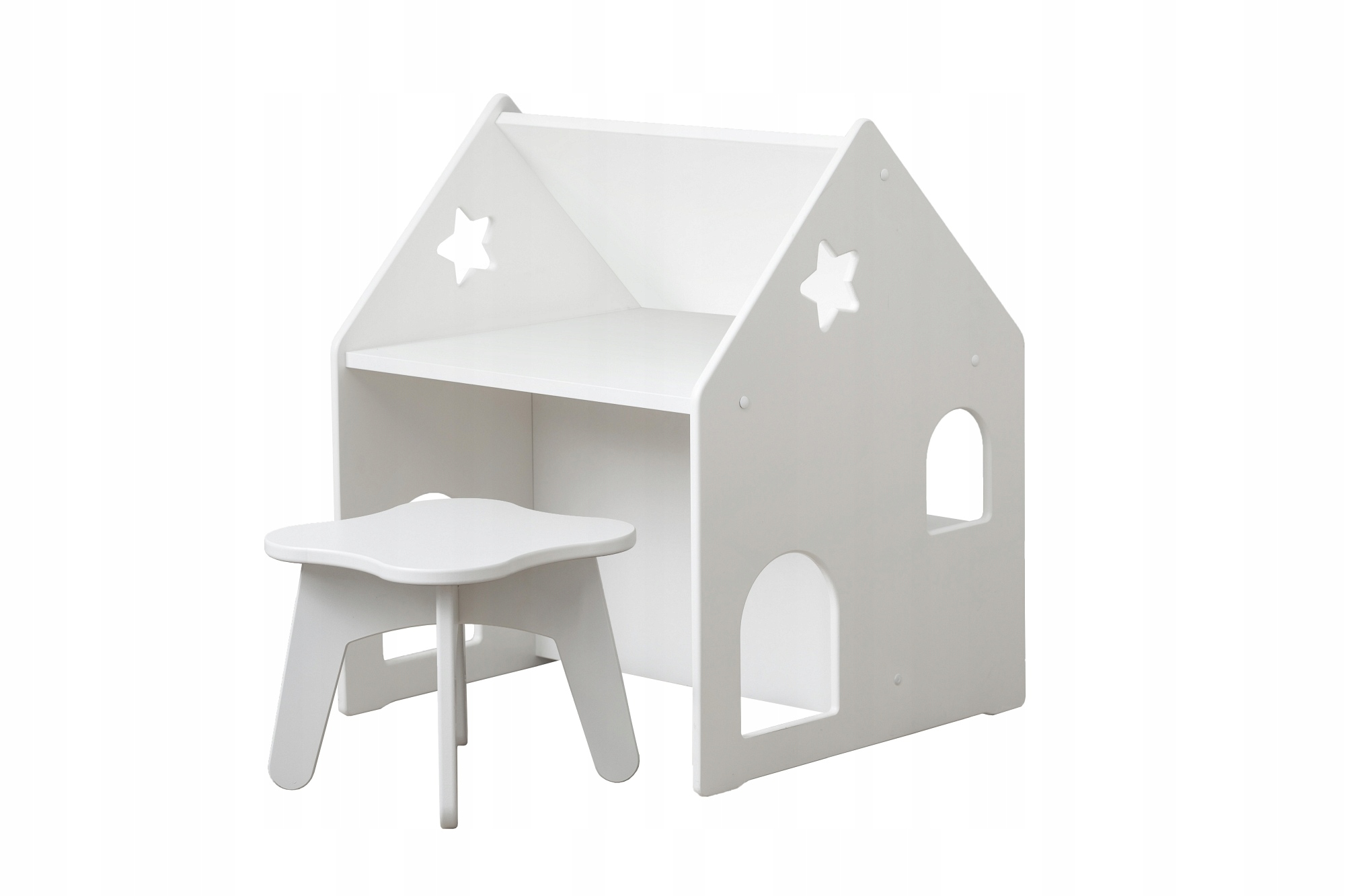 

Domek stolik edukacyjny+ tablica kredowa+TABORET