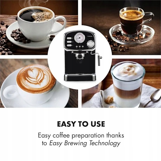 AUTOMAT DO ESPRESSO 1100W 15 BARÓW Model Espressionata Gusto