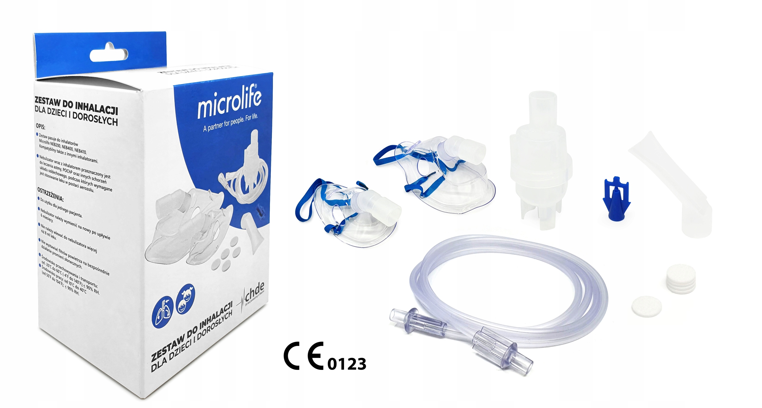 

Zestaw Do Inhalatora Nebulizatora Microlife NEB200