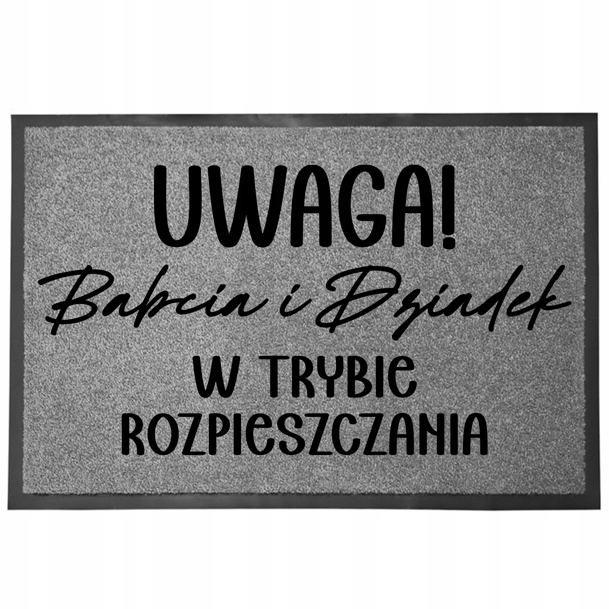 Wycieraczka Wejśćiowa Szara Dzień Babci Dziadka Tryb Rozpieszczania