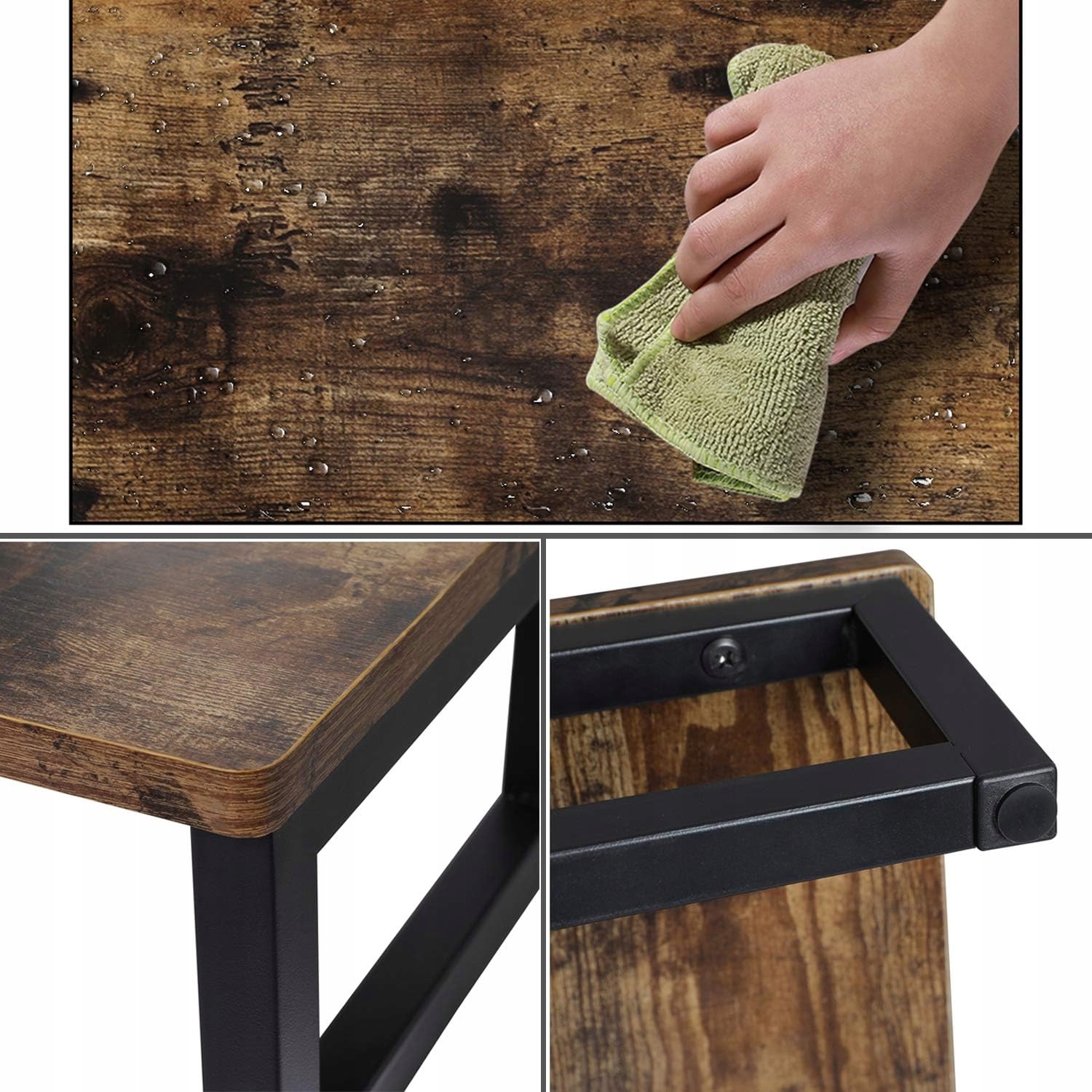 DREWNIANY STOJAK NA MONITOR PODSTAWKA DREWNIANA Marka inna