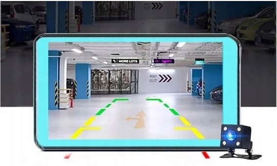 WIDEOREJESTRATOR HD KAMERA COFANIA POLSKIE MENU Color black