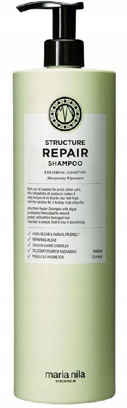Maria Nila Structure Repair Šampon Pro Suché A Poškozené Vlasy 1000 ml