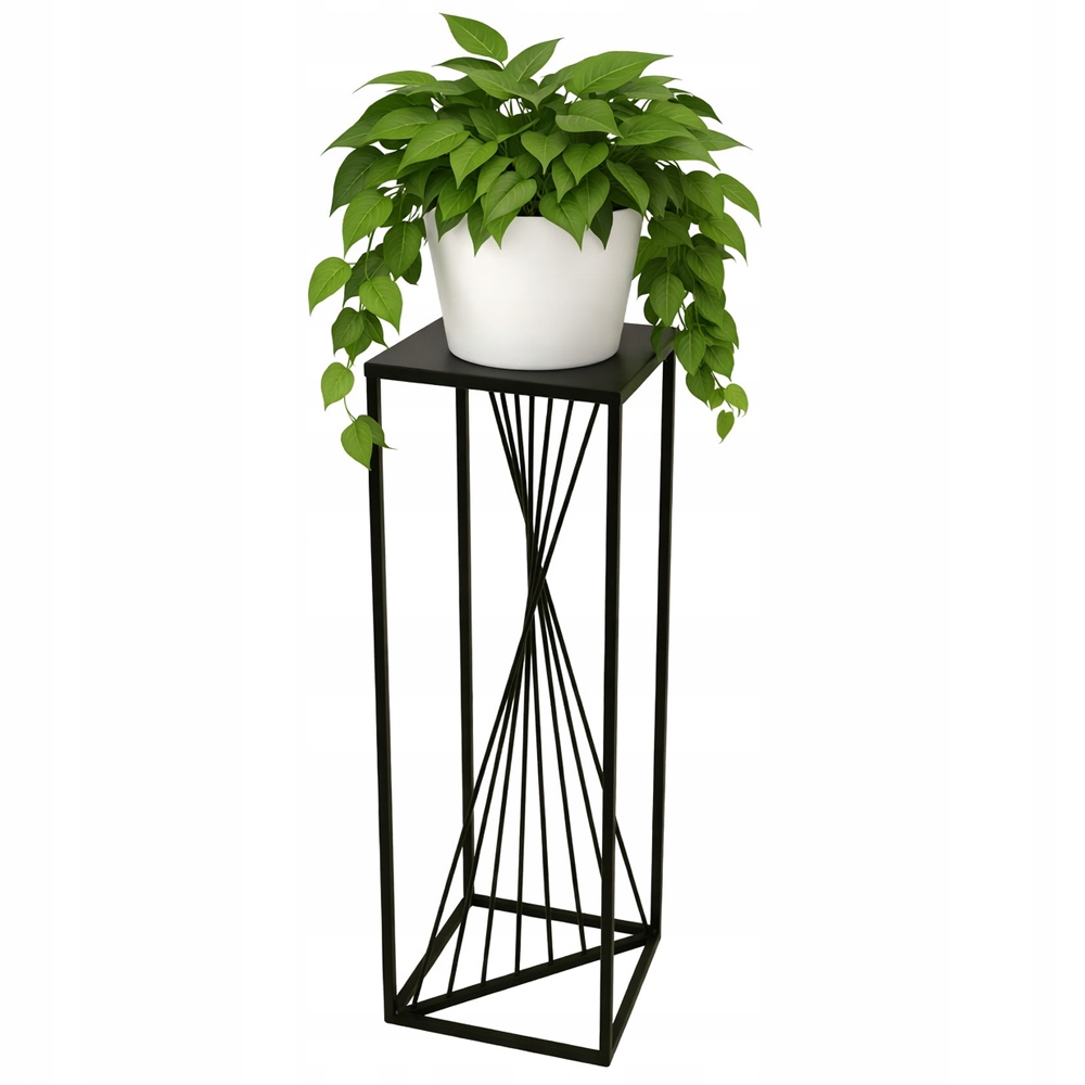 Stojan na květiny pevný držák na květináč 70 cm loft polský stojan