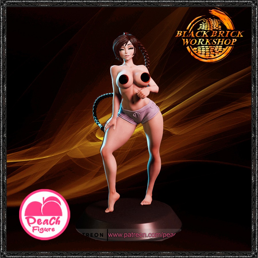 Ty Lee Avatar Neupravená soška broskev Měřítko 1/12 (150 mm) (nsfw) 3D tisk