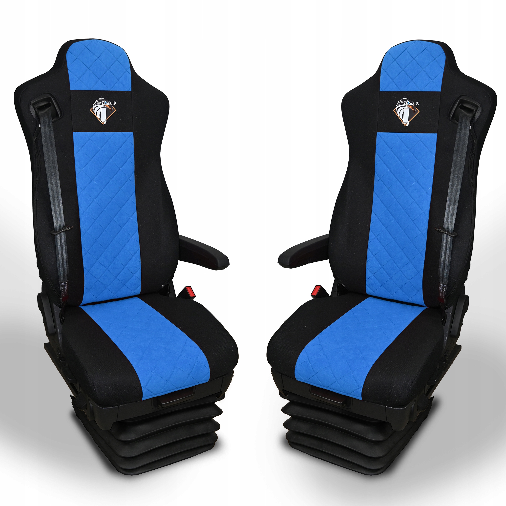 Pokrowce na fotele IVECO S-WAY od 2019 NIEBIESKI