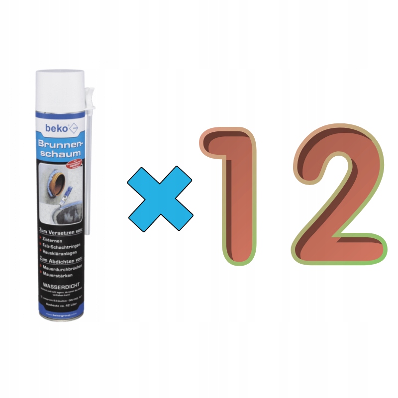 Vodotěsná Pu Pěna Pro Těsnící Průchody 12 Ks