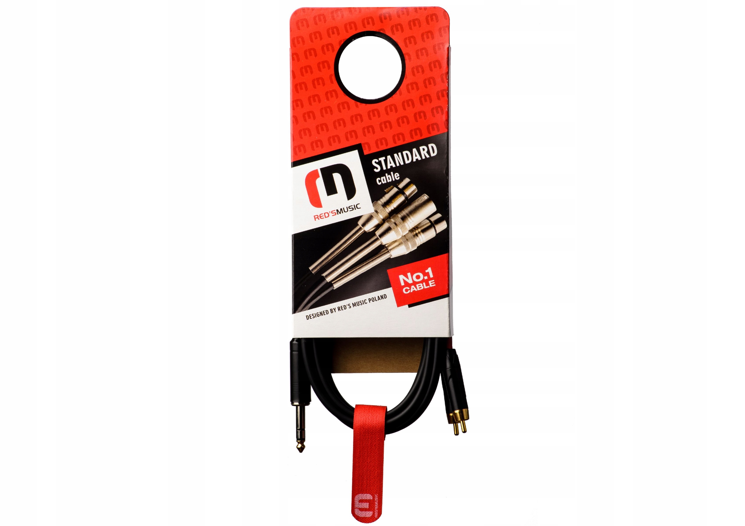 

Kabel Audio Reds Jack Stereo 6.3/2x Rca cinch 0,5m