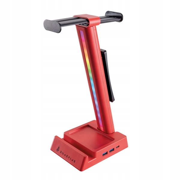 Stojak na słuchawki SureFire Vinson N1 RGB red