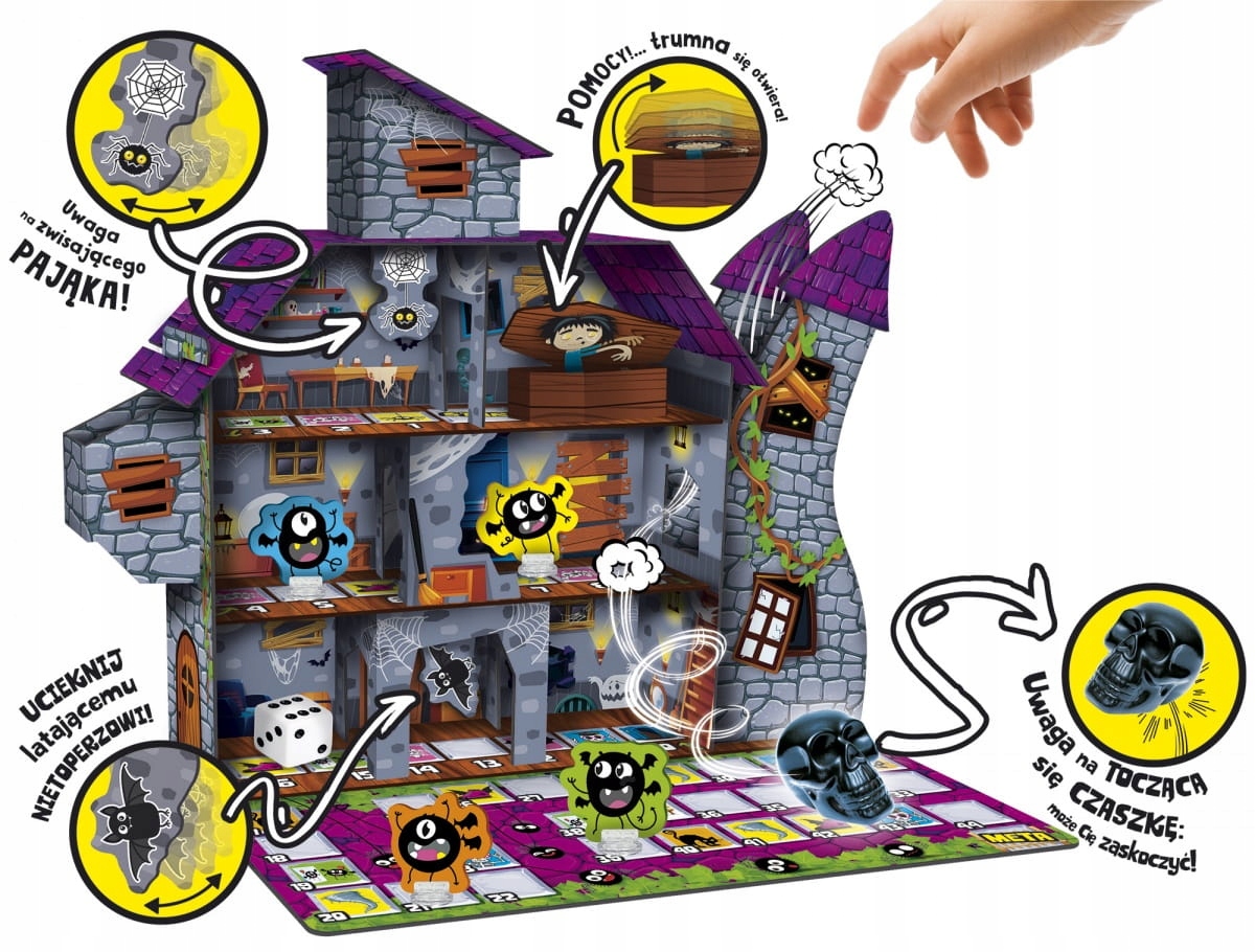 LISCIANI Nawiedzony Zamek KIDS LOVE MONSTER Gra Kod producenta 304-PL82711