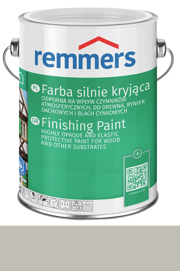 

Remmers Kryjąca farba do drewna 0,75L Jasnoszary