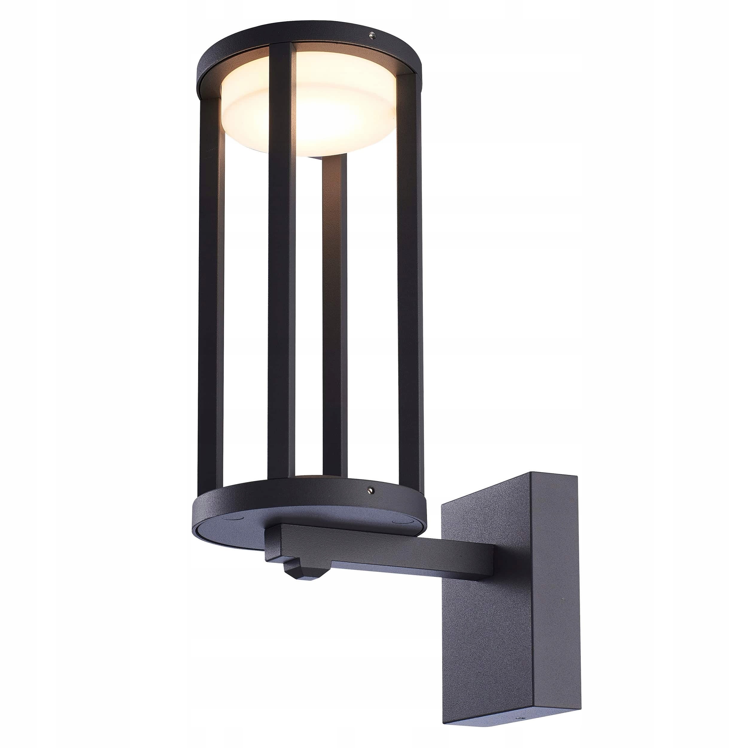 Zahradní nástěnné svítidlo Kaja černé s integrovaným 60W Led zdrojem