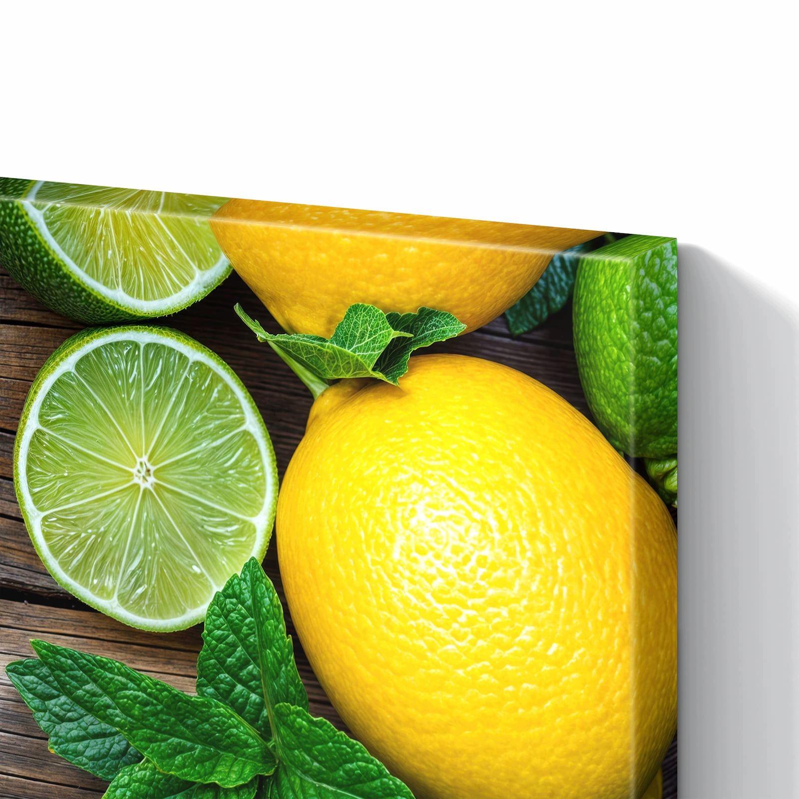 Magnetická tabule Ovoce citrusové Dřevo 60 × 40 cm