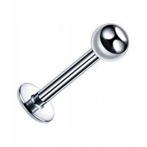 

Kolczyk Labret z kulką stal helix tragus 1,2/10/3