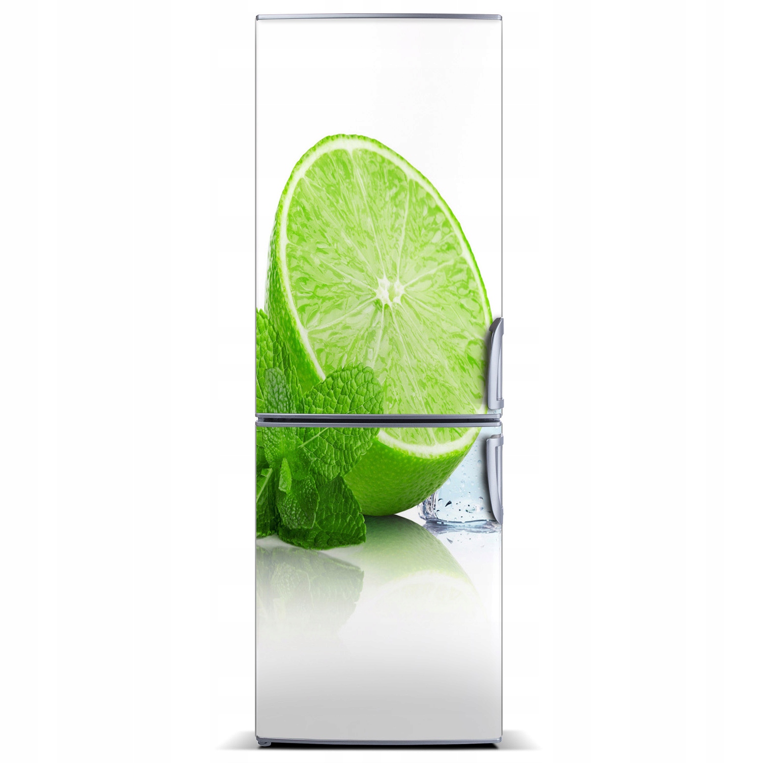 

Fototapeta magnesowa na lodówkę Limonka i lód