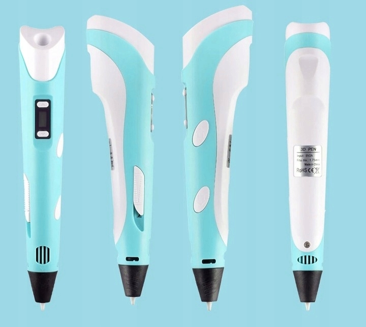 Drukarka 3D Długopis 4 generacja 2023/4 PEN Wkłady 110M niebieski +GRATIS Szerokość produktu 2.8 cm