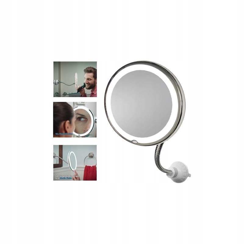 GLAM MIRROR - LUSTERKO POWIĘKSZAJĄCE 10X