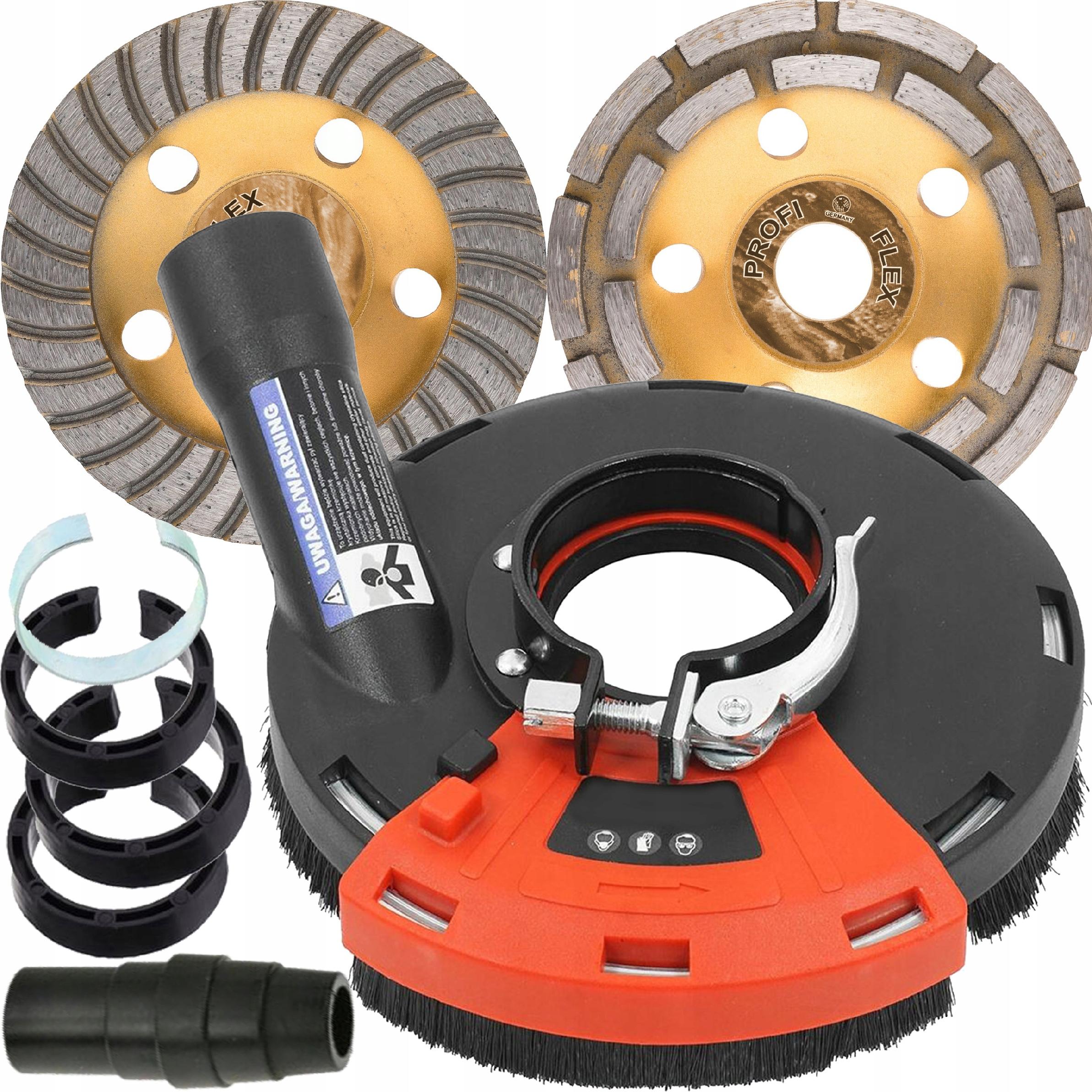 OSŁONA DO SZLIFIERKI KĄTOWEJ + DWIE TARCZE 125MM